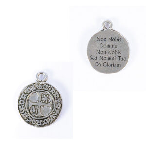 Collier Templier : Sceau Croix "Non nobis"