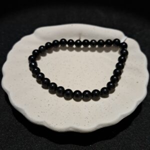Bracelet perles Shungite - 6mm