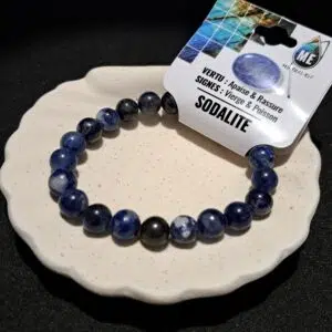 Bracelet perles Sodalite - 8mm