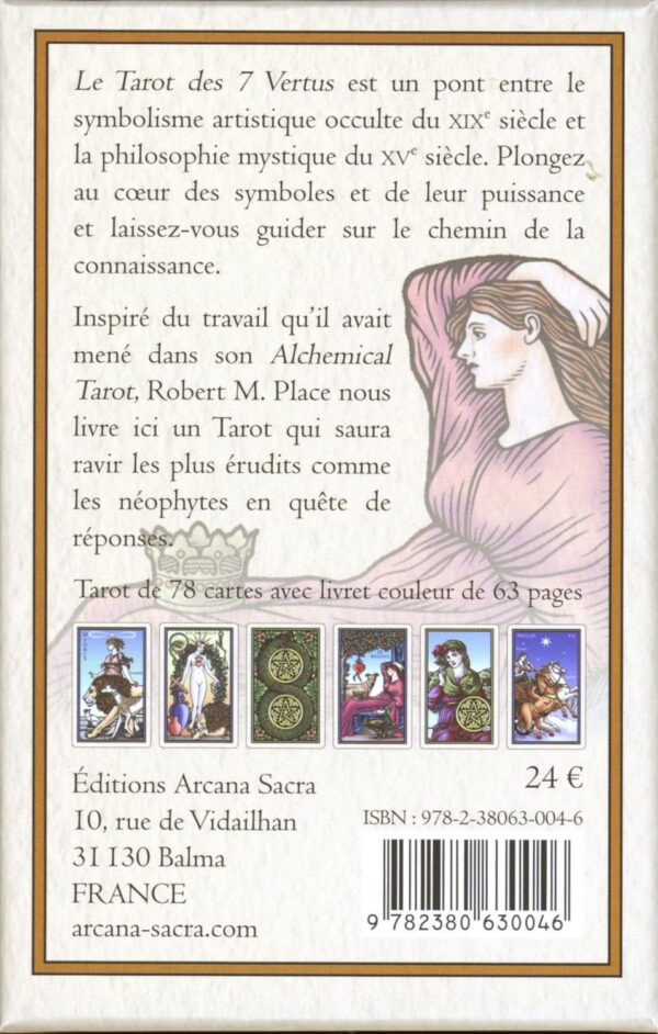 Coffret : Le tarot des 7 vertus.
