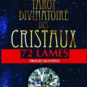 Coffret Tarot divinatoire des cristaux.