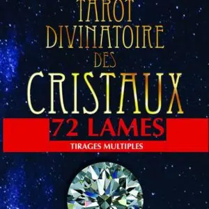 Coffret Tarot divinatoire des cristaux.