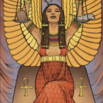 Coffret : Tarot égyptien Art Nouveau.