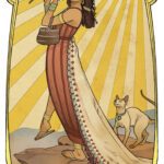 Coffret : Tarot égyptien Art Nouveau.