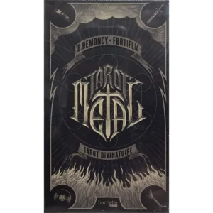Coffret tarot métal.
