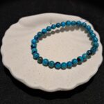 Bracelet perles Turquoise d'Arizona (qualité AA) - 6mm